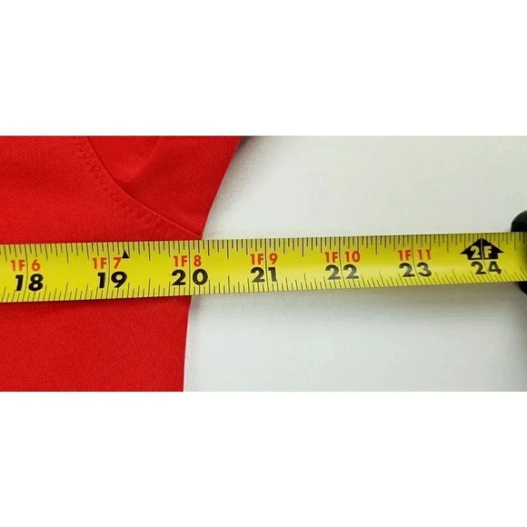 Nike Size Small Mens Dri Fit Ohio State Buckeyes Red Neck Vent Short Sleeve Polo - Picture 2 of 10